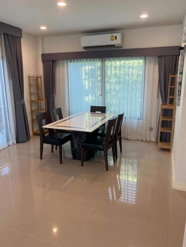 ให้เช่า บ้านเดี่ยวหลังมุม พร้อมเฟอร์นิเจอร์ โครงการเศรษฐสิริ กรุงเทพกรีฑา 5