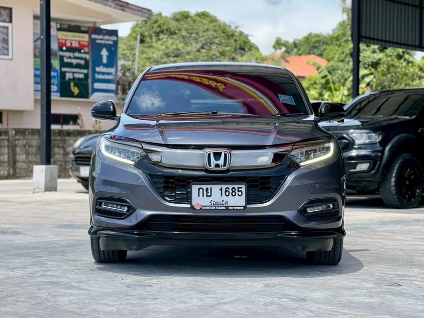 ปี 2019 HONDA HRV, 1.8 RS โฉม ปี14-21 สีเทา เครื่องยนต์เบนซิน ไมล์แท้ 26,443 km.