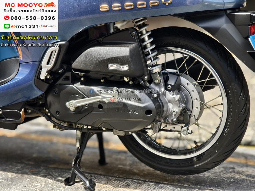Scoopy i 2021 วิ่ง6000โล รถบ้านมือเดียว เครื่องท่อเดิม เล่มเขียวชุดโอนครบ No1210    15