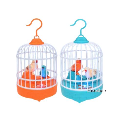 Mini Birdcage Acoustic Toy ของเล่นกรงนกแก้วสุดน่ารัก มาพร้อมระบบตอบสนองเสียงอัตโนมัติ และแสงไฟหลากสี ช่วยเสริมพัฒนาการด้านการฟังและจินตนาการของเด็ก 8
