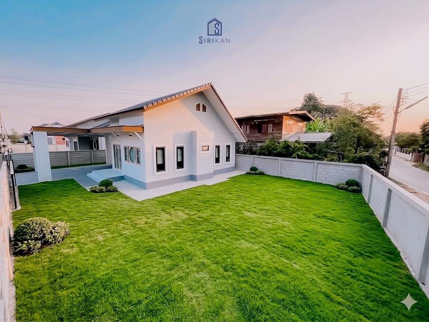 📌 บ้านสิริกาญจน์ บ้านที่เหมาะกับการพักผ่อนหลังเลิกงาน รายล้อมด้วยธรรมชาติ ทุ่งนาสีเขียว ✅เฟอร์นิเจอครบพร้อมอยู่  ✅บ้านชั้นเดียว ที่ดิน 100 ตร.ว.  ❌ร 2
