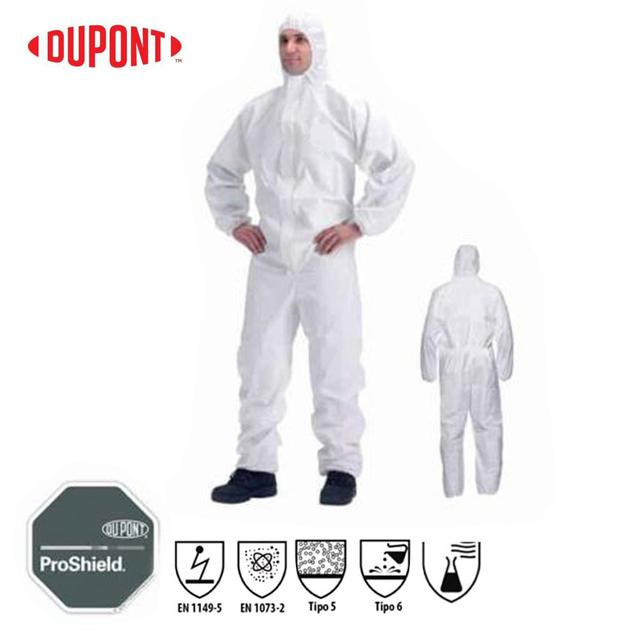 ชุด PPE ป้องกันเชื้อโรค ชุดป้องกันสารเคมี DUPONT รุ่น ProShield20 1