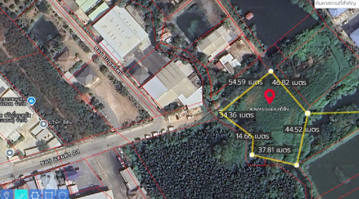 ขายที่ดินสวย 2 ไร่ 6.2 ตร.ว. ซอยแสมดำ 21 บางขุนเทียน พระราม 2