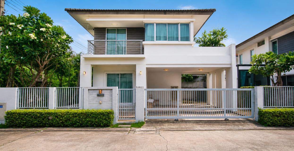 🏠ให้เช่า บ้านเดี่ยวหลังมุม หมู่บ้าน Atoll Lanta Resort Life ทำเลบางนา สุวรรณภูมิ ใกล้สนามบินสุวรรณภูมิ นิคมอุตสาหกรรมเจโม เมกาบางนาเเพียง 7 นาที! ✨ 1