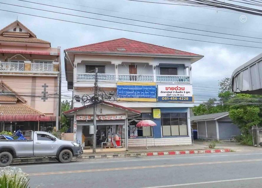 ขายที่ดินสวย เวียงป่าเป้า พร้อมตึกพาณิชย์ 2 ชั้นครึ่ง 3 คูหา 191 ตรว. ใกล้ รพ.เวียงป่าเป้า 1