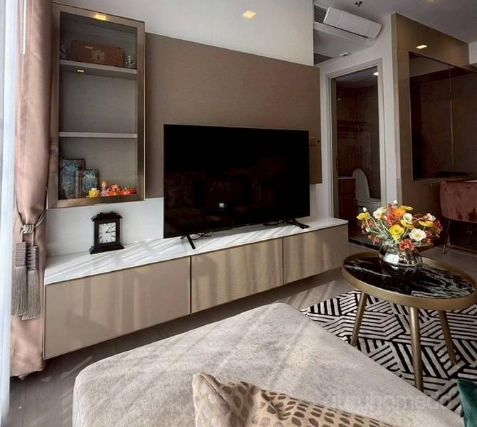 ให้เช่าคอนโด One9Five อโศก ห้องมุม ขนาด 59 ตรม 2นอน 2น้ำ อาคาร B ชั้น 18 เครื่องใช้ไฟฟ้า เฟอร์นิเจอร์ครบ ใกล้ MRT พระราม 4