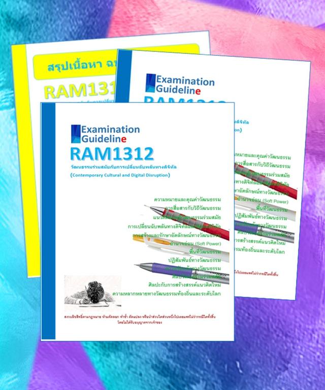 RAM1312 วัฒนธรรมร่วมสมัยกับการเปลี่ยนฉับพลันทางดิจิทัล