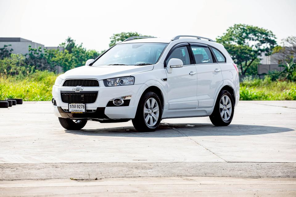 CHEVROLET Captiva 2.4 LT AWD ปี 2012 เกียร์ออโต้ สีขาว Suv 7 ที่นั่ง รูปที่ 9