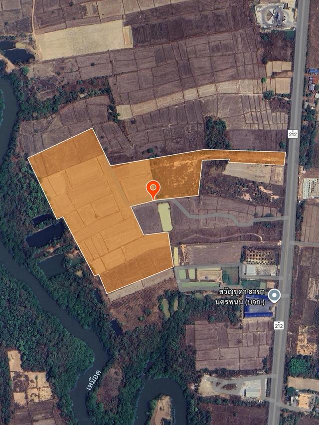 ขายที่ดิน58ไร่หน้าติดถนนเมนหลักชยางกูล”นครพนม” 2