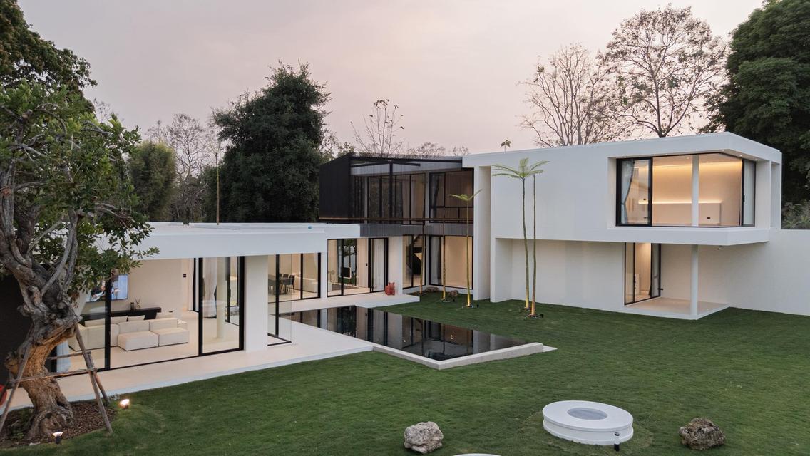 ให้เช่าบ้าน Pool Villa 2 ชั้น ทำเลดี เดินทางสะดวก พักผ่อนชิลๆ ถ่ายรูปสวยทุกมุม สระส่วนตัวเล่นได้ตลอดคืน รีบจอง! 1