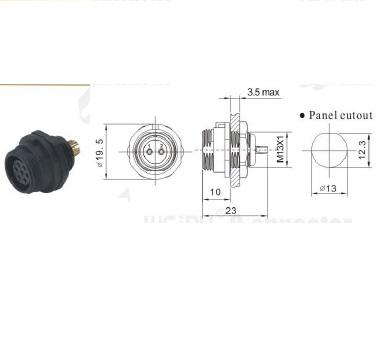 Connector WEIPU  SP13 and SP21 2