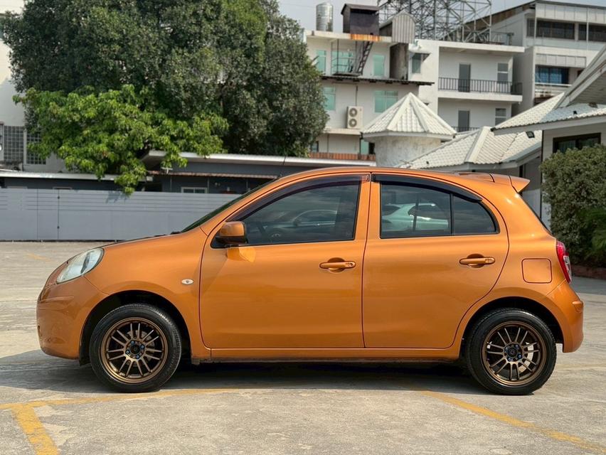 Nissan March 1.2E ปี2013 AT สีส้ม รูปที่ 4