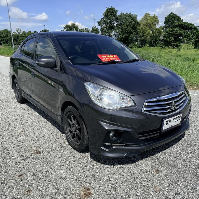 Mitsubishi ATTRAGE GLS AUTO 2014 ✅ปุ่มสตาร์ท แอร์ออโต้ Airbag ABS ❇️ไม่มีชนหนักพลิกคว่ำน้ำท่วมไม่แก็ส