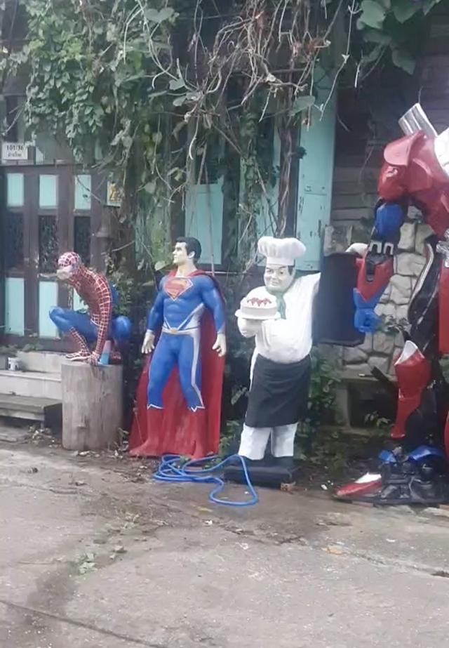 ออฟติมัส หุ่นโชว์ต้อนรับแขก ขนาดสูงราว3เมตร ตัวใหญ่ มือหนึ่ง สูงใหญ่อลังการ รูปที่ 8