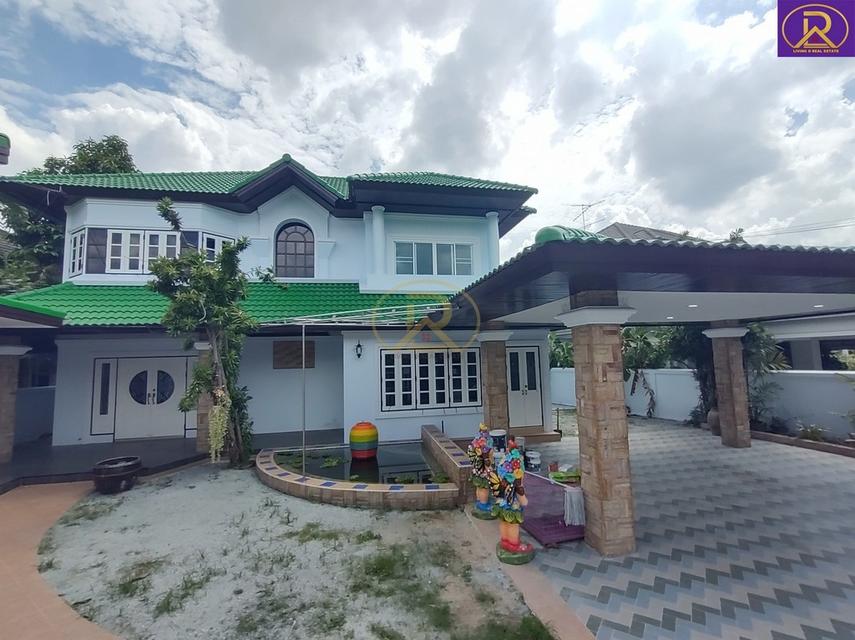 คุ้มสุดขายบ้านเดี่ยว2ชั้น หลังใหญ่ มบ.เวิล์ดวิลล่า พร้อมเรือนรับรอง รีโนเวทแล้ว สวยมาก อยู่ในตัวเมือง ใกล้เซ็นทรัลชลบุรี 1
