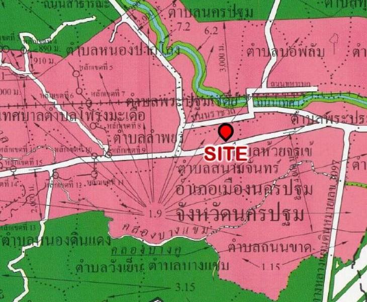 !!ขายที่ดิน 3 ไร่ ติดถนนเพชรเกษม ข้างโลตัสนครปฐม เจ้าของขายเอง!! 4