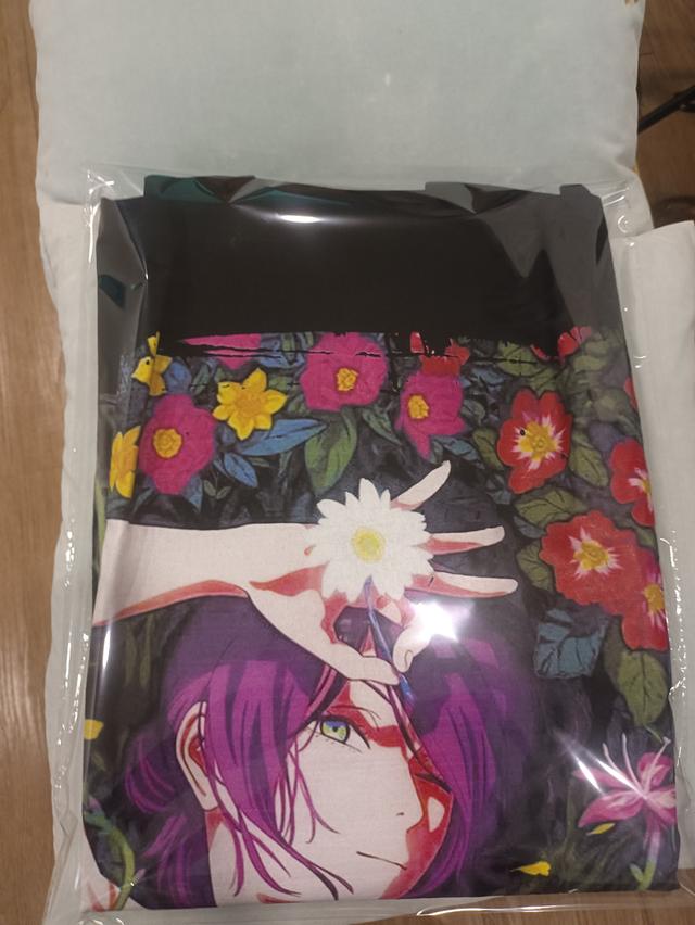 Anime Full Print T-Shirt XL ลายสาวอนิเมะดอกไม้ สุดสวยจากญี่ปุ่น
