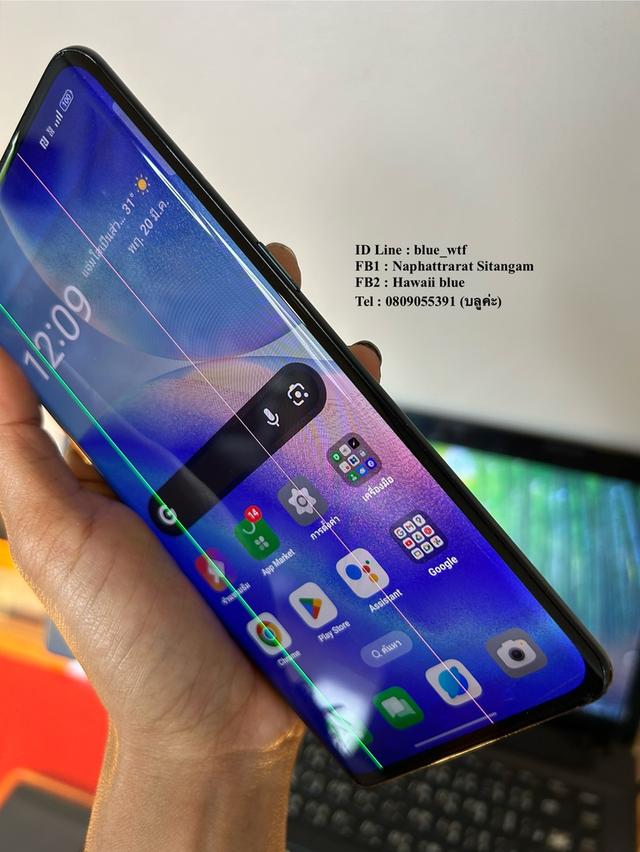 OPPO Reno5Pro จอโค้ง6.55นิ้ว รองรับ5G Rom256Ram12 กล้อง4เลนส์ สเปคโหดมาก ใช้งานปกติ 4