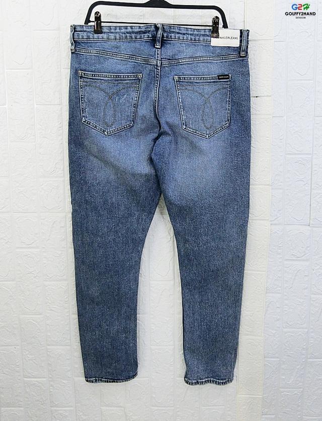 CKJ Calvin Klein Jeans แท้ เอว35 กางเกงยีนส์ขายาวคลาสสิกสปอต 4