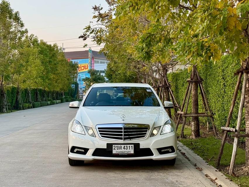 รหัสรถ AP4311 Mercedes-Benz #e200 #w212  ปี 2012 ชุดแต่ง AMG รอบคันจากโรงงาน สีขาว  2