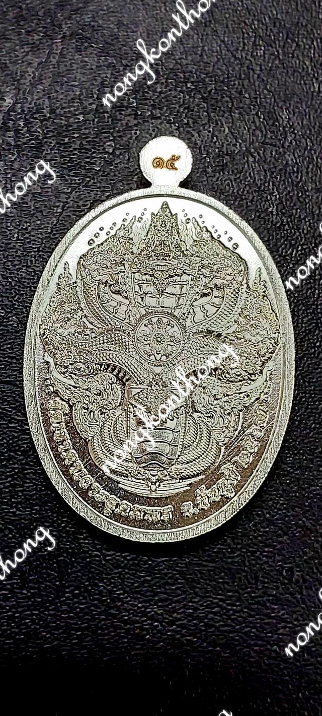 📣เหรียญหัยข้าง เมตตา บารมี🙏หลวงปู่จื่อ พันธมุตโต🙏💢เนื้อกะไหล่เงิน คุ้ยพื้นลงยาเขียว ลงยาจีวร 💥■สร้าง ๓๐ เหรียญ■💥●เลข ๑๕