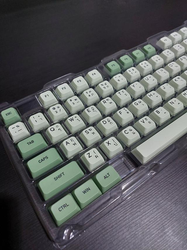 คีย์แคปภาษาไทย-EN Matcha Theme XDA Profile PBT