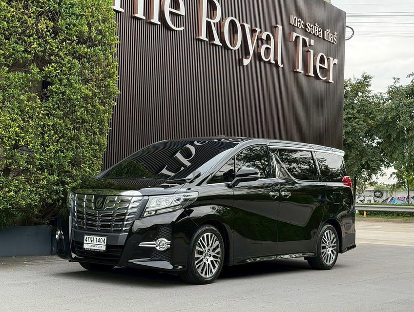 TOYOTA  ALPHARD 2.5 SC PACKAGE ปี16 สีดำ รถสวยมือเดียวสภาพป้ายแดง ดูแลดีเข้าศูนย์ตลอด 