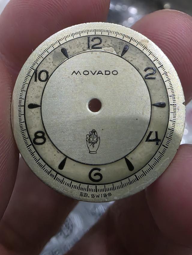 A.หน้าปัด นาฬิกา MOVADO โมวาโด้ ของสะสมเก่าเก็บ ขายตามสภาพ รุ่นเก่า หายาก พร้อมส่ง