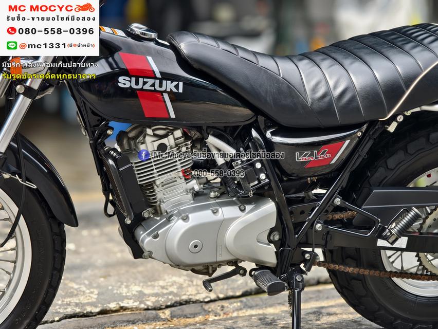 Suzuki VanVan 200 2020 เลขไมล์2000โล รถบ้านแท้มือเดียว สภาพใหม่ป้ายแดง มีเล่มทะเบียนครบ No1255 12