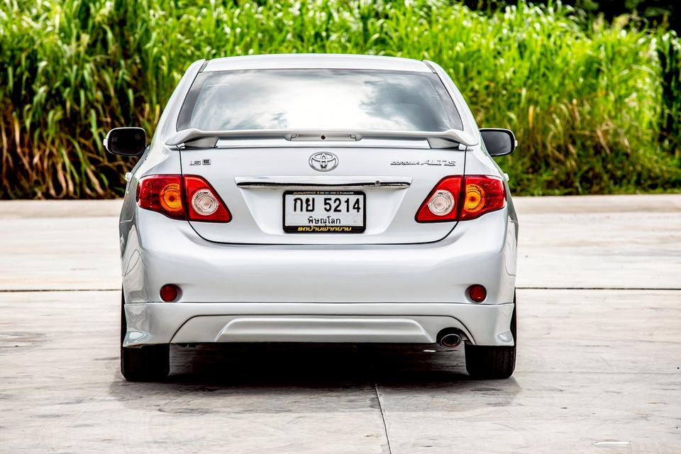 Toyota Altis 1.6E ปี 2009 เกียร์ออโต้ สีเทา สวยสภาพดี 6
