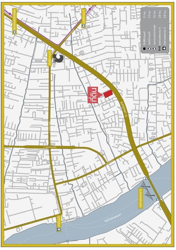 ขายที่ดิน บริเวณเชิงสะพานพระราม 5เทศบาลนครนนทบุรี อำเภอเมืองนนทบุรี นนทบุรี 2