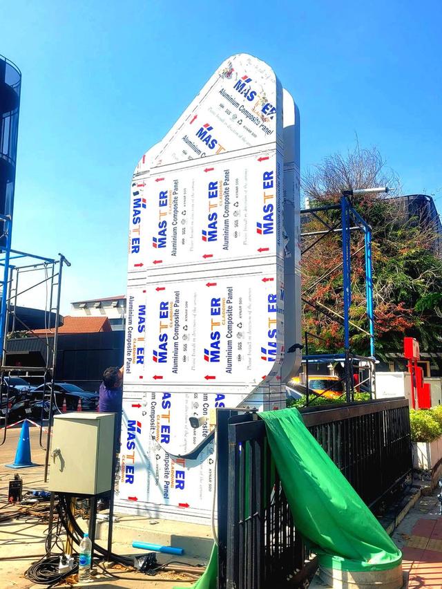 แผ่นอลูมิเนียม คอมโพสิท MASTER Cladding 5