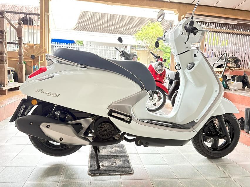 Tuscany150 Keyless ไมล์แท้ สภาพใสกริ๊บ รถมือเดียว ไม่เคยล้ม สีเดิมบางๆ จัดส่งได้ทั่วไทย มีเก็บปลายทาง วิ่ง3000 ปลายปี67 6
