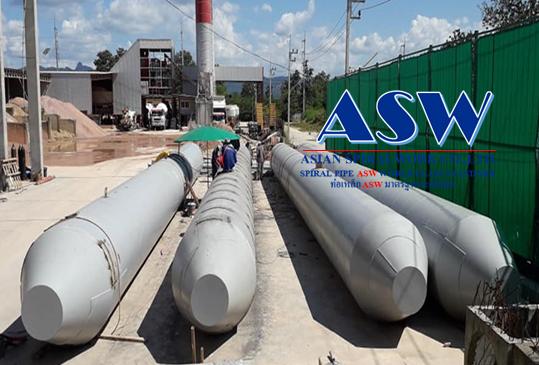 ทุนเรือasw โป๊ะเรือasw แพโป๊ะลอยน้ำasw ท่อสไปรัลasw spiral pipe ฟิตติ้ง 13