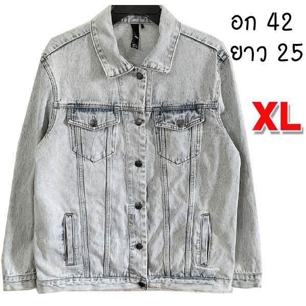 สีซีดฟอก สวยมาก ลายผ้าชัดสุด ๆ ไซส์XL หายาก ช ญ ใส่ได้