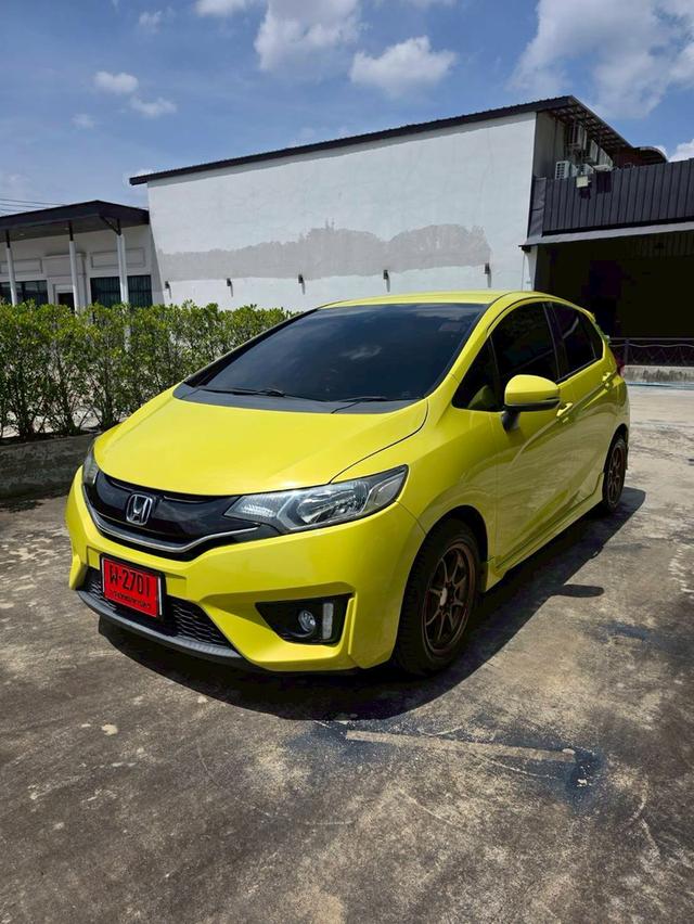 HONDA JAZZ GK 1.5 SV สีเหลืองพิเศษ ตัวท็อป ปี 2014 
