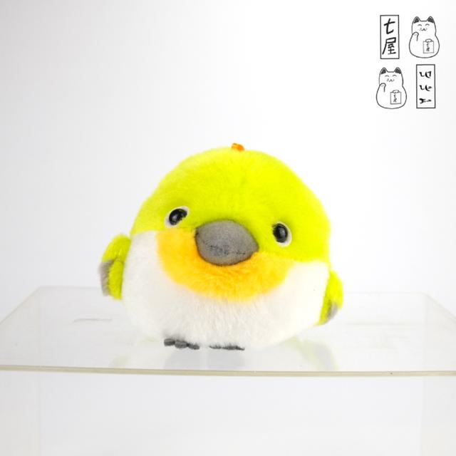 นกอ้วน・นกแว่นตาขาว 🦜 Japanese White-eye・Mejiro・AMUSE・Kotori Tai・Birds・Plush・Keychain・11 cm 🍀 รูปที่ 2