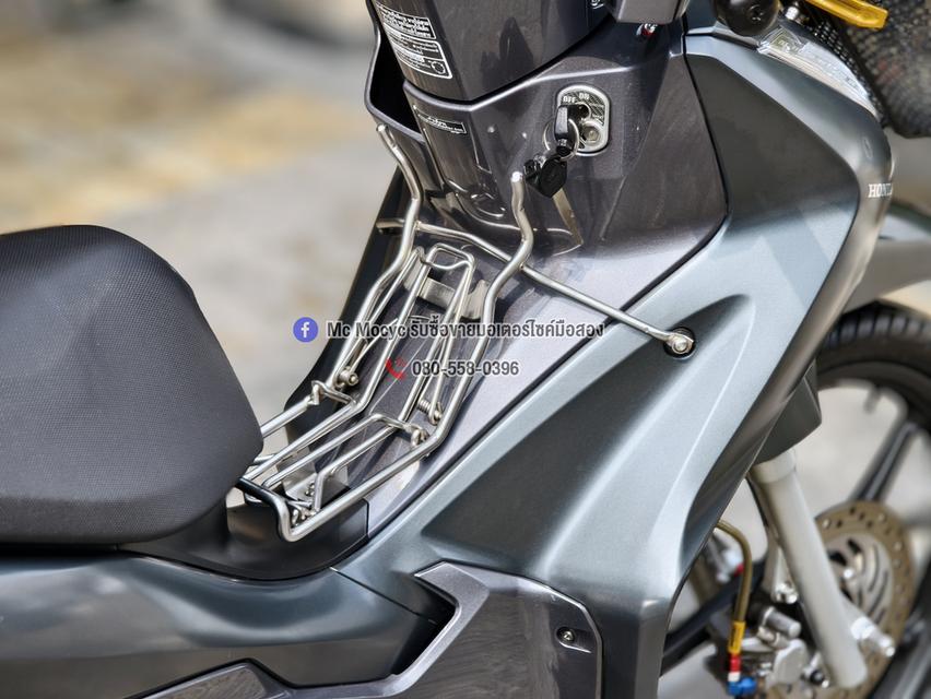 Wave 125i 2024 วิ่ง10000โล รุ่นTopสตาดมือล้อแมค รถบ้านแท้มือเดียว มีเล่มเขียวชุดโอนครบ No1337 รูปที่ 8