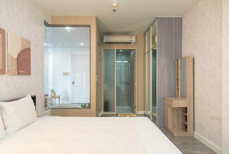 Condo The Room BTS วงเวียนใหญ่ ติด BTS วงเวียนใหญ่ 47 ตารางเมตร 1 ห้องนอน ชั้น 23 ตกแต่งครบ 4