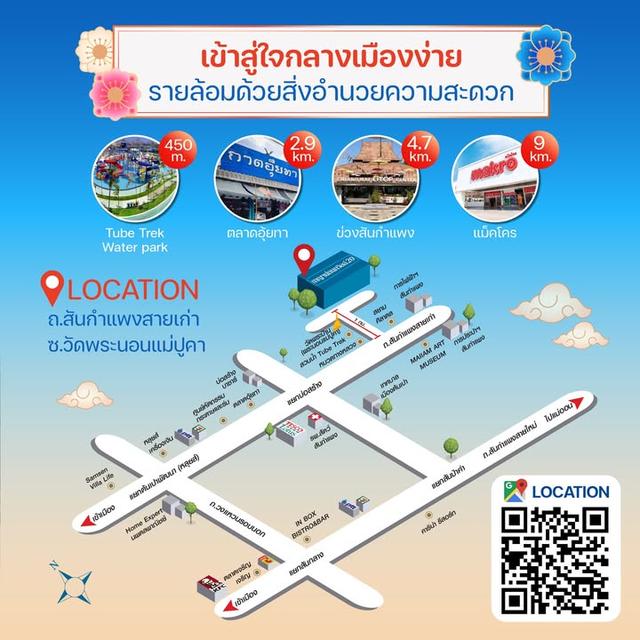 𝗞𝗮𝗿𝗻𝗸𝗮𝗻𝗼𝗸 𝗩𝗶𝗹𝗹𝗲 𝟮𝟬 บ่อสร้าง-สันกำแพง บ้านเดี่ยวหลังใหญ่ใกล้เมือง 3