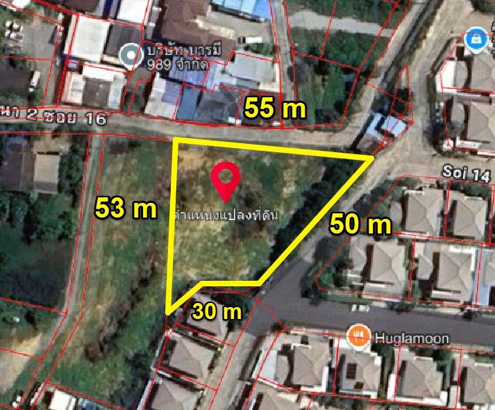ขายที่ดินเหมือง 1 ไร่ เทศบาลพัฒนา2ซอย16 ใกล้ถนนเลี่ยงเมืองหนองมน-300เมตร เมืองชลบุรี 6