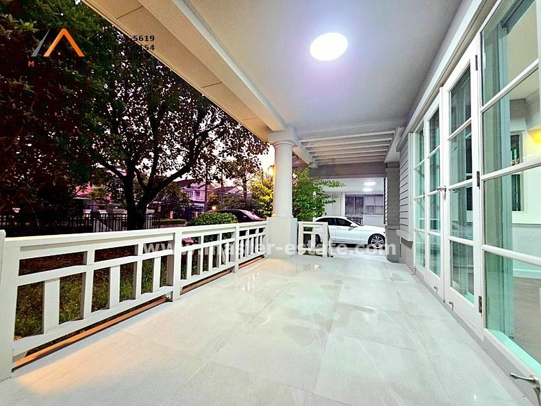 ม.มัณฑนา วัชรพล-รามอินทรา 1 บ้านเดี่ยวพร้อมเรือนรับรอง เนื้อที่ 106 ตร.ว. Renovate พร้อมอยู่ เงียบสงบ ร่มรื่น กว้างขวาง คุณภาพ Land+House ทำเลดีมาก 5
