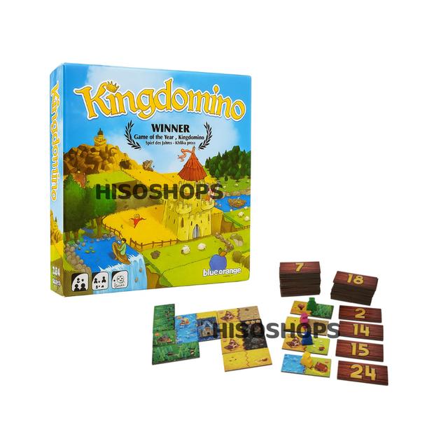 Kingdomino เกมคิงส์โดมิโน บอร์ดเกม เกมกระดานแสนสนุก ช่วยเสริมสร้างพัฒนาการและทักษะการเล่นเกม ช่วยฝึกสมาธิ เกมส์ยอดฮิต