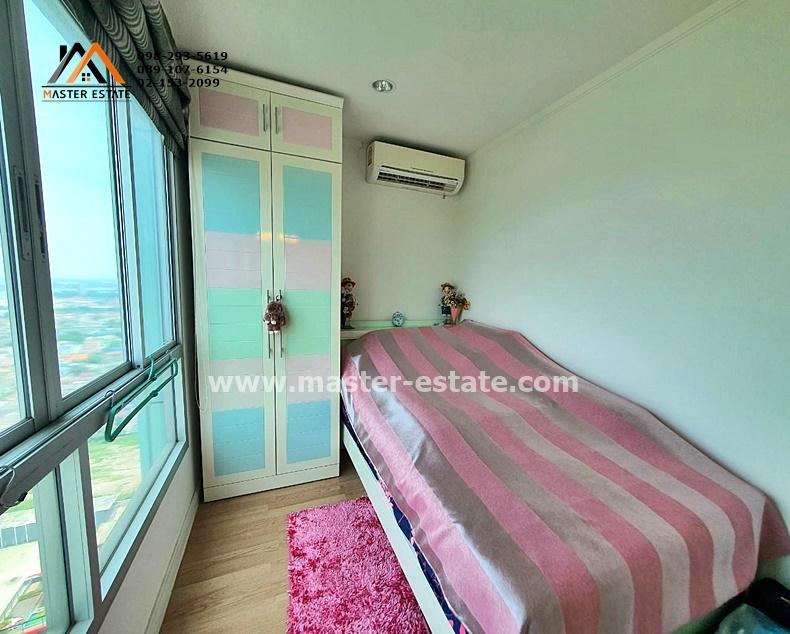 คอนโด LPN Ville แจ้งวัฒนะ-ปากเกร็ด ห้องใหญ่ 2 นอน ห้องมุมวิวพระอาทิตย์ตกสะท้อนแม่น้ำเจ้าพระยา สวย พร้อมอยู่ เฟอร์นิเจอร์ครบ กลางคืนห้องกระจกชมดาว 14
