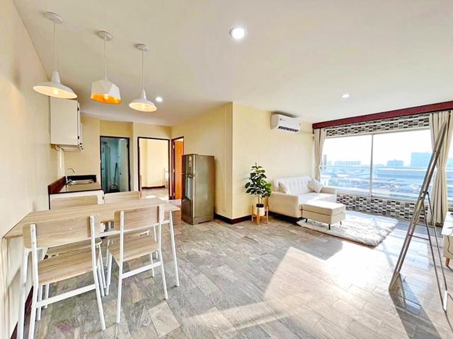 MRTหัวหมาก 600ม. กกท. รามคำแหง 26-30 Penthouse 2นอน ให้เช่าบ้านสุโขทัย คอนโด รามคำแหง พร้อมเฟอร์ฯครบชุด 60 ตร.ม. ม.รามคำ 1