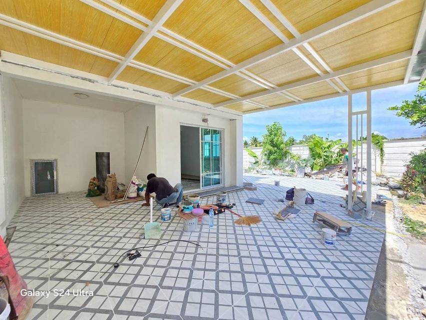 หมู่บ้านพฤกษา76  ซอยแก้วอินทร์ บางใหญ่บ้านแฝด 2 ชั้น หลังมุมในส่วนตัว หลังบ้านติดสวนสาธารณะ 6