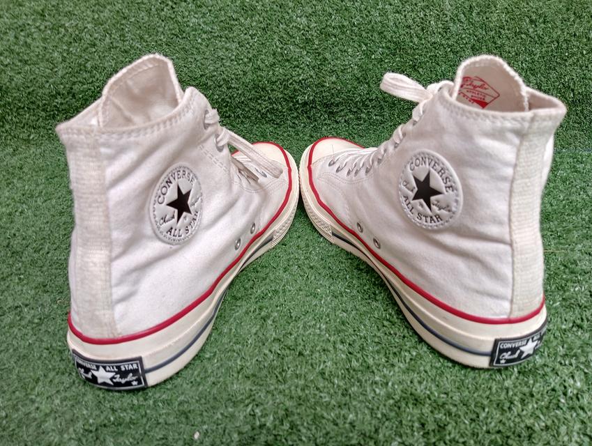 CONVERSE ผ้าใบหุ้มข้อมือสอง สภาพเหมือนใหม่ จัดส่งฟรี!!!เก็บปลายทาง 7