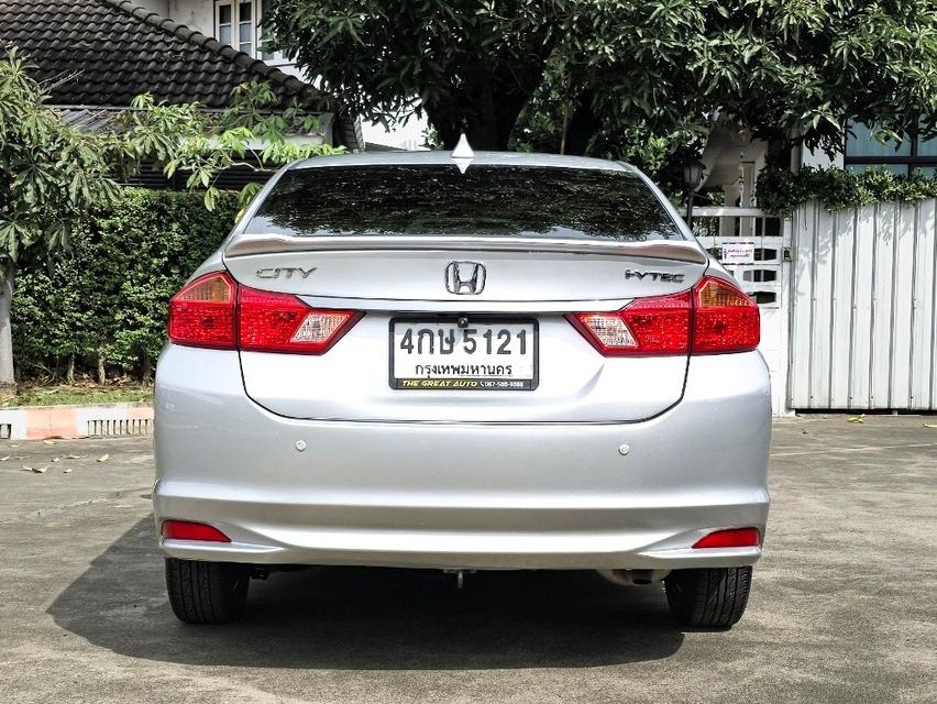 HONDA CITY 1.5 S i-VTEC ปี 2016 เกียร์ AUTO สีเทา รถสวยพร้อมใช้งาน เครื่องยนต์ เบนซิน + LPG ไมล์แท้เพียง 199,659 km. 6