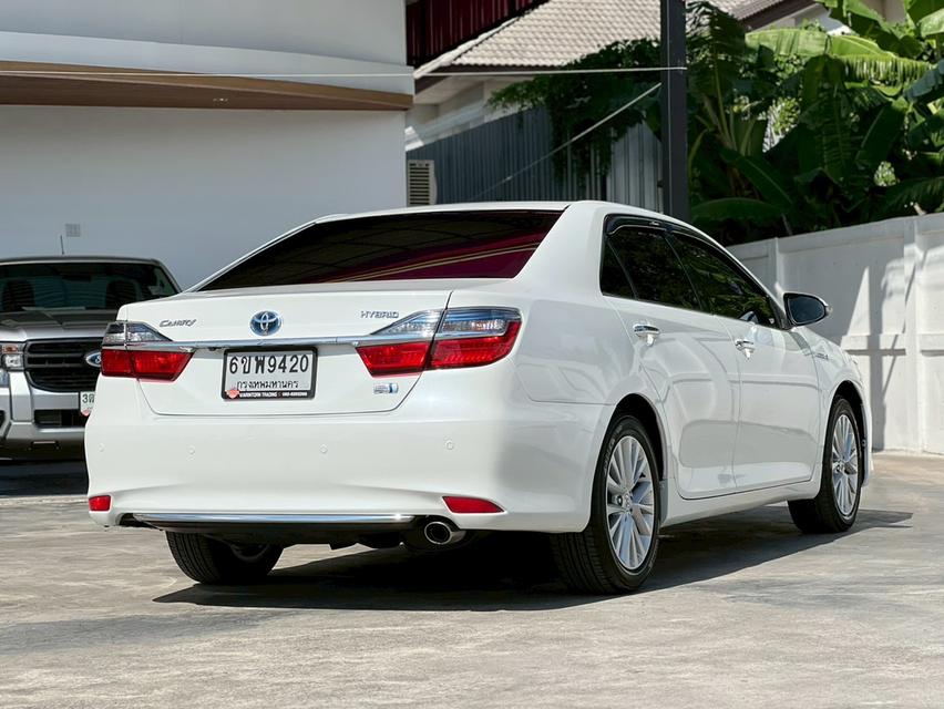 TOYOTA CAMRY 2.5 HV NAVI ปี 2017 โฉม ปี12-18 สีขาว 6