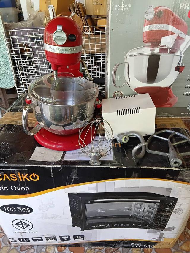 เครื่องผสมแป้งไฟฟ้าและเตาอบไฟฟ้า มือสอง สภาพดีตามรูปพร้อมใช้งาน